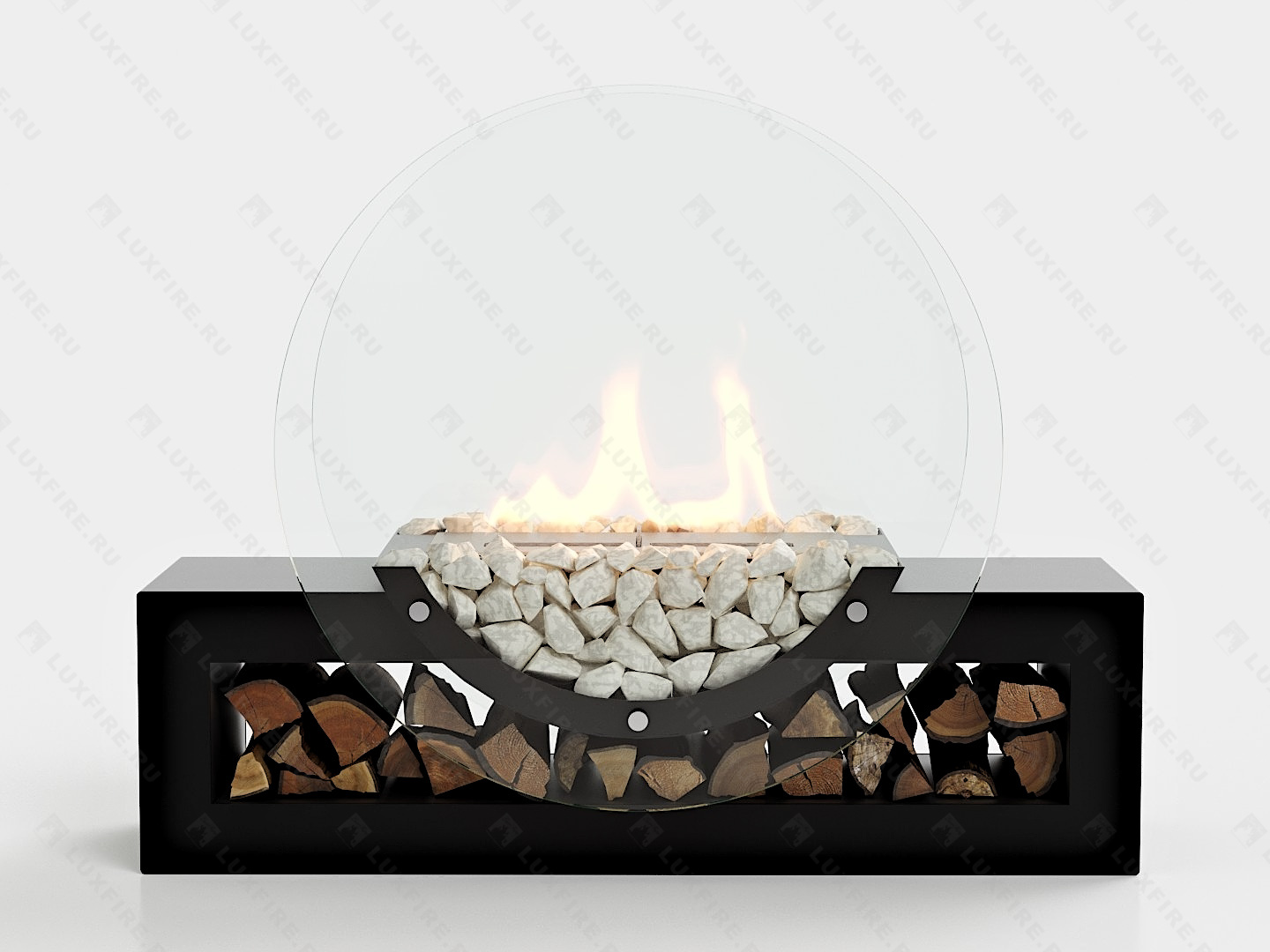 Напольный биокамин Lux Fire "Рональдо"