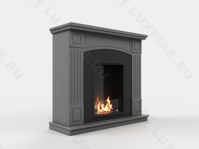 Биокамин Lux Fire с порталом Беркут 24, графит