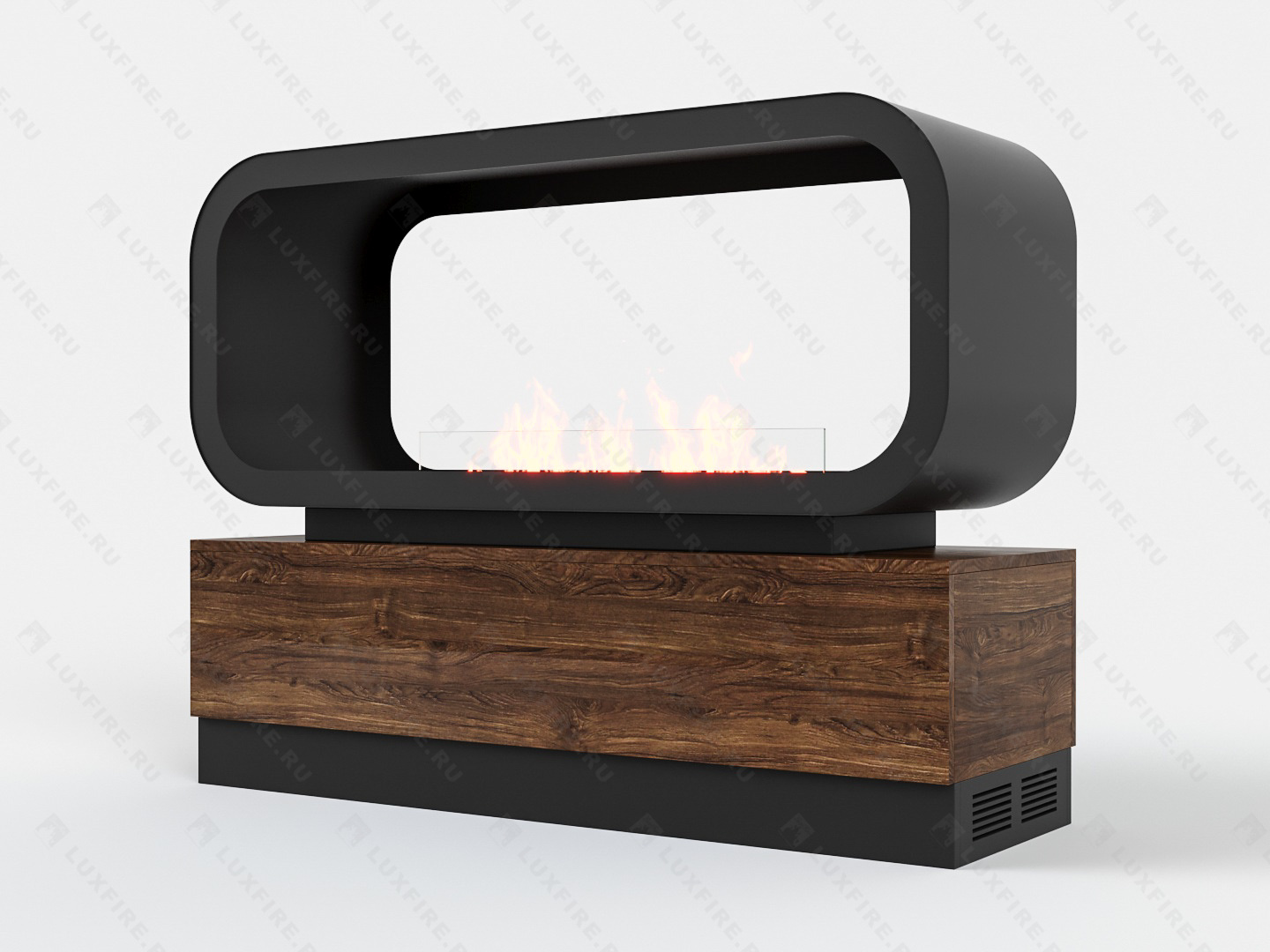 Тумба сквозная Империал-1200 с автоматическим биокамином Lux Fire Genius-I 800 Тумба сквозная Империал-1200 с автоматическим биокамином Lux Fire Genius-I 800