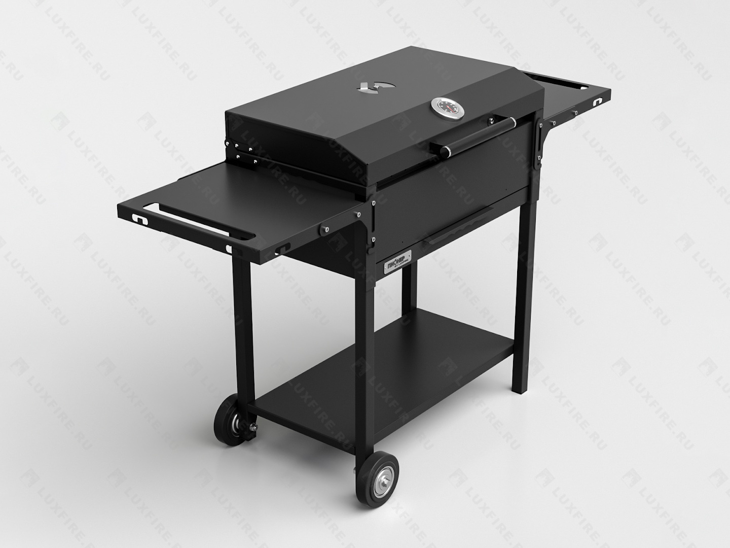 Гриль Пионер Драйв 600BBQ, 2 мм, на колесах (by Lux Fire)
