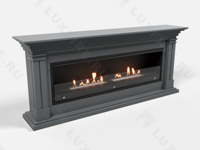 Биокамин Lux Fire с порталом Ромео 60, графит