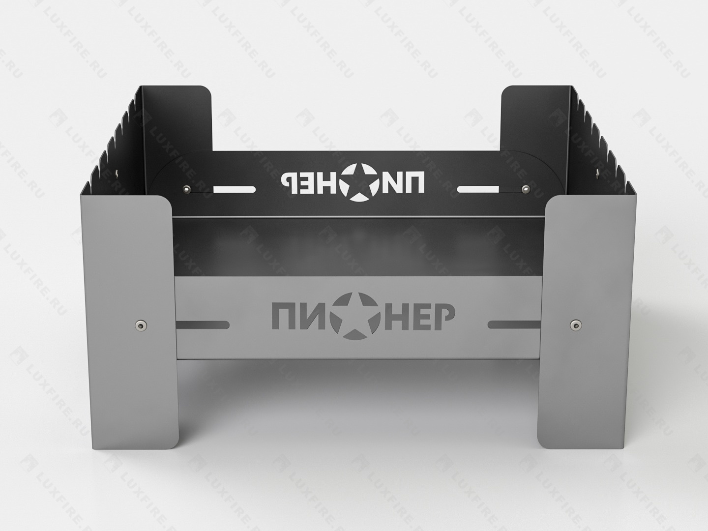 Мангал Пионер Мобил "Шмель"-2, 1 мм, складной (by Lux Fire)