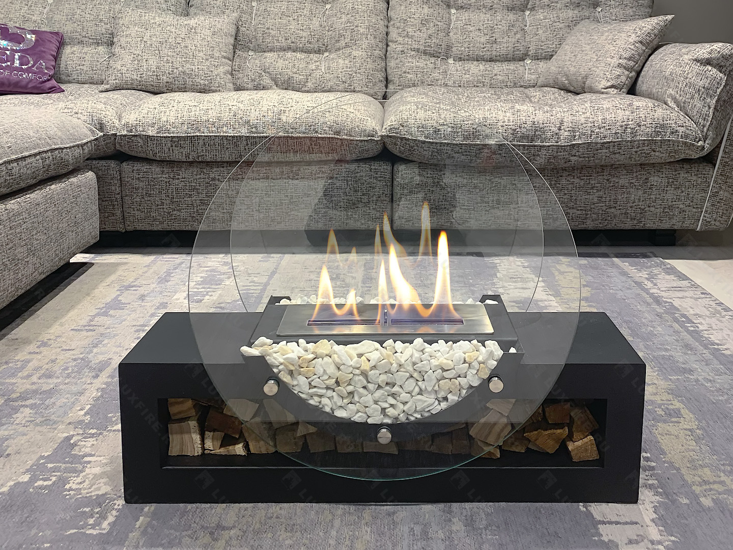 Напольный биокамин Lux Fire "Рональдо"