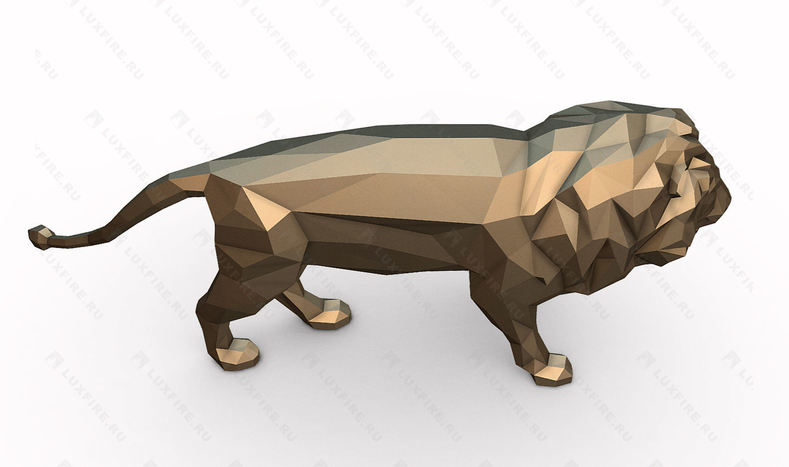 Фигура ростовая "Лев", геометрическая, 1550х680х1950 мм