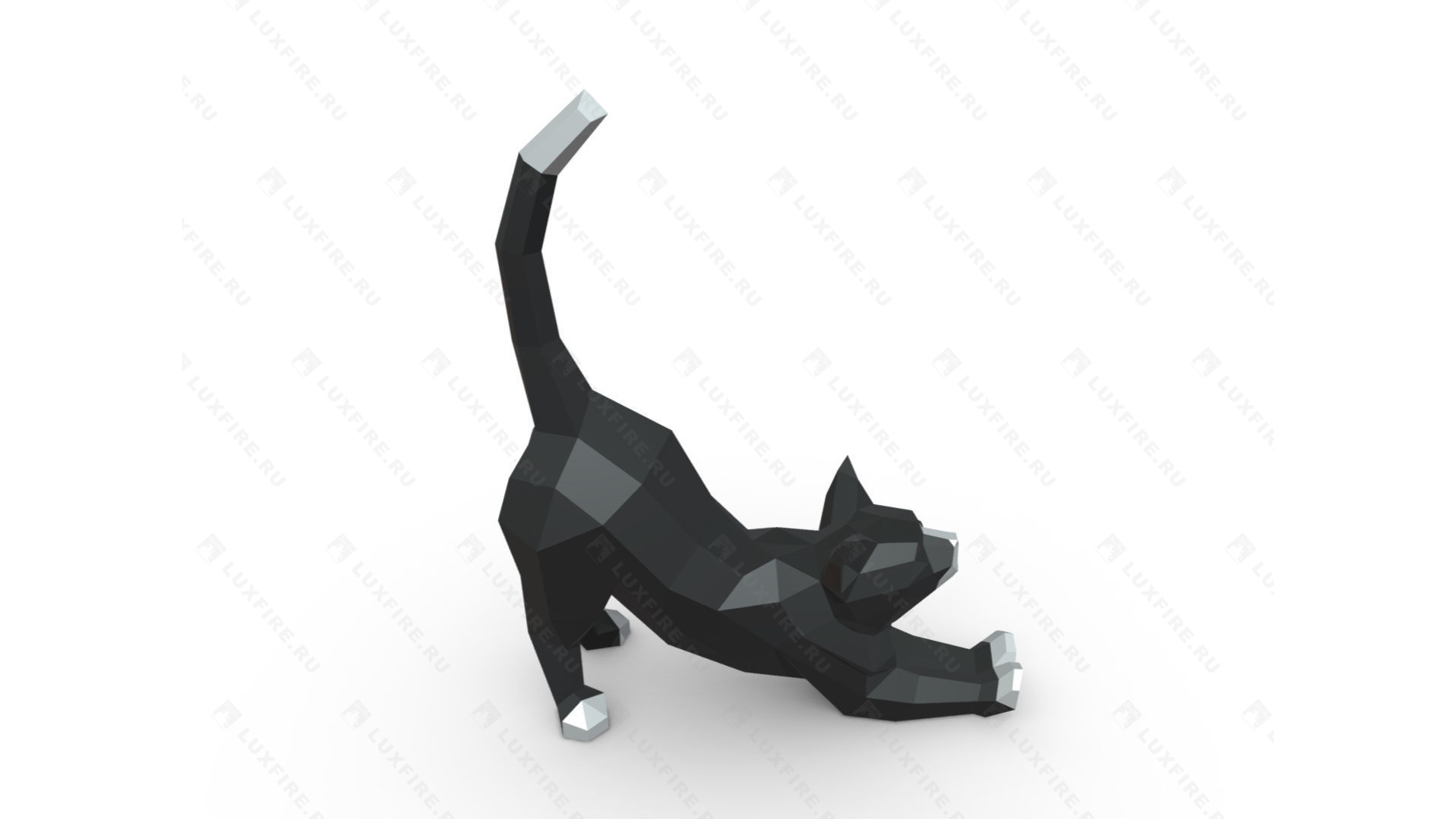 Фигура ростовая "Кот", геометрическая, 750х268х1016 мм