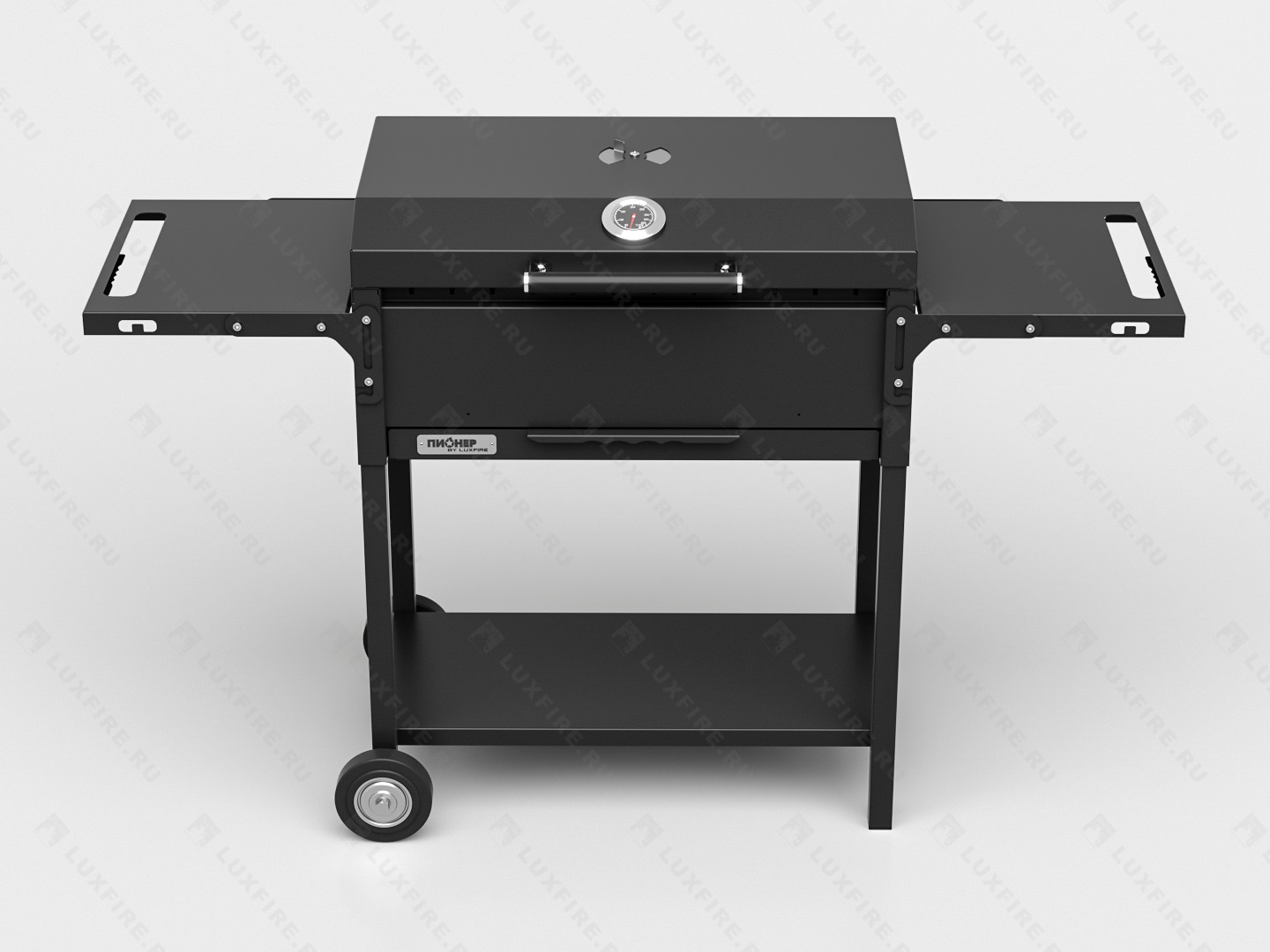 Гриль Пионер Драйв 600BBQ, 2 мм, на колесах (by Lux Fire)