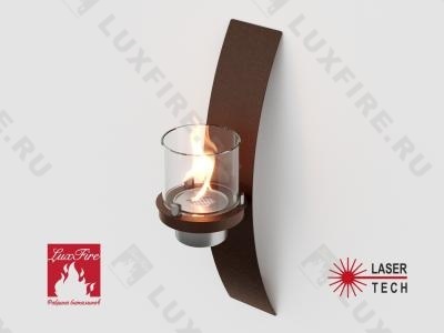 Настенный биокамин Lux Fire "Олимпус D" (коричневый)
