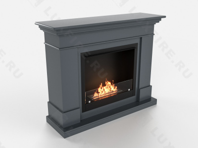 Биокамин Lux Fire с порталом Ангара 26, графит