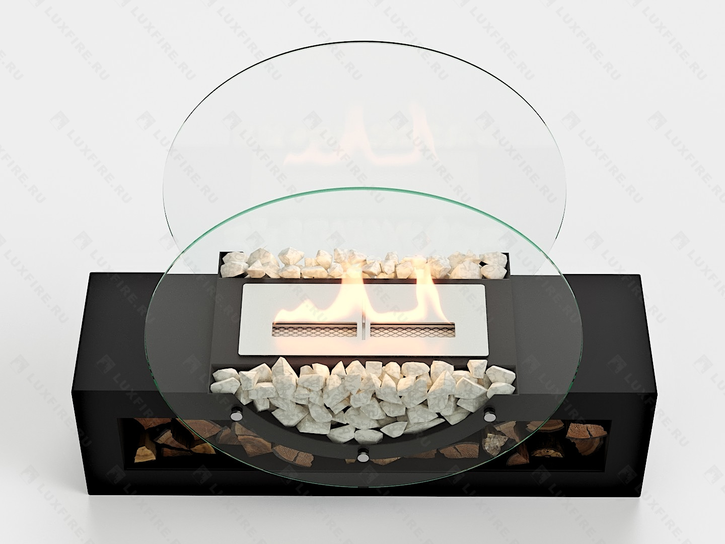 Напольный биокамин Lux Fire "Рональдо"