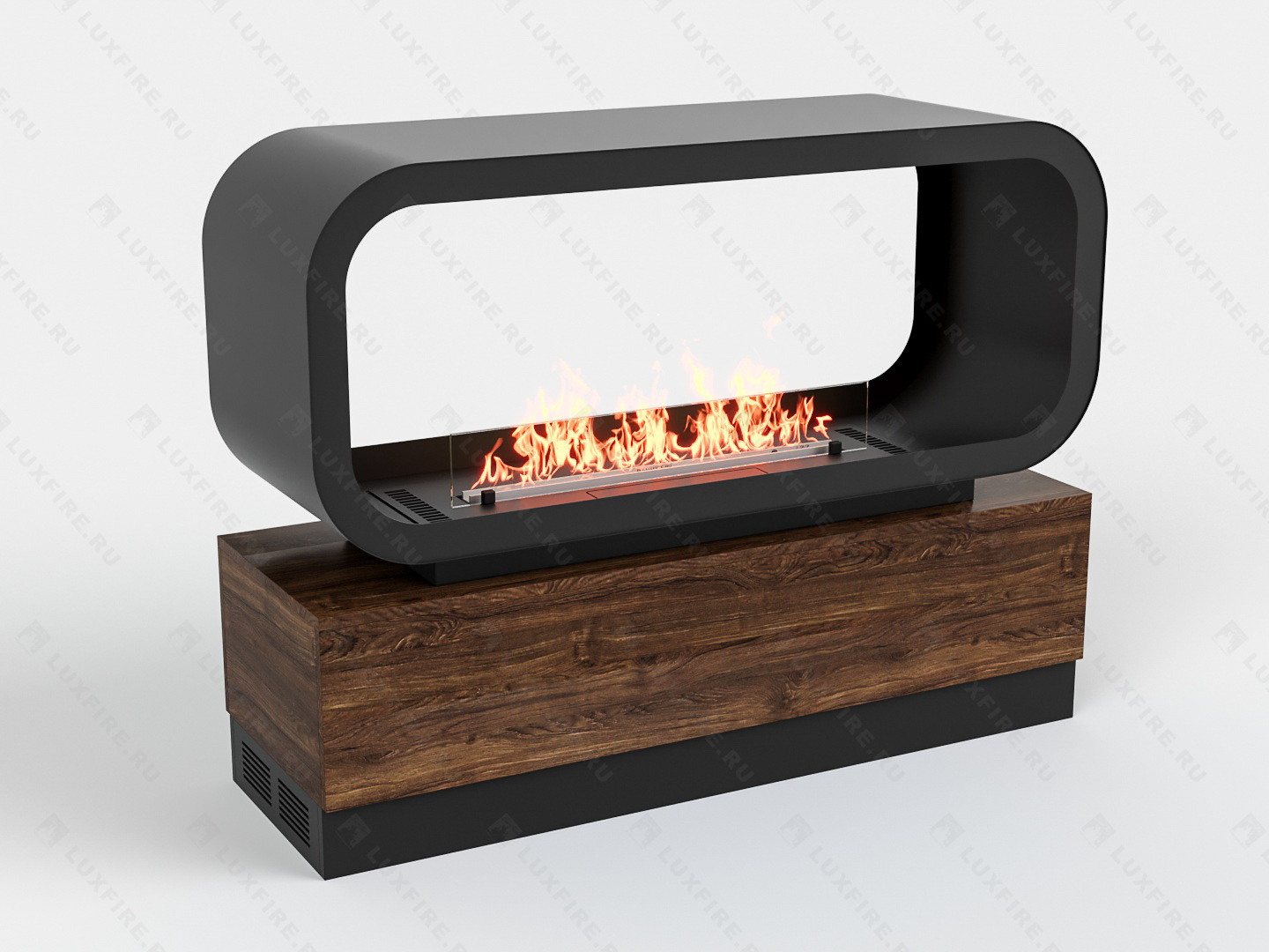 Тумба сквозная Империал-1200 с автоматическим биокамином Lux Fire Genius-I 800 Тумба сквозная Империал-1200 с автоматическим биокамином Lux Fire Genius-I 800