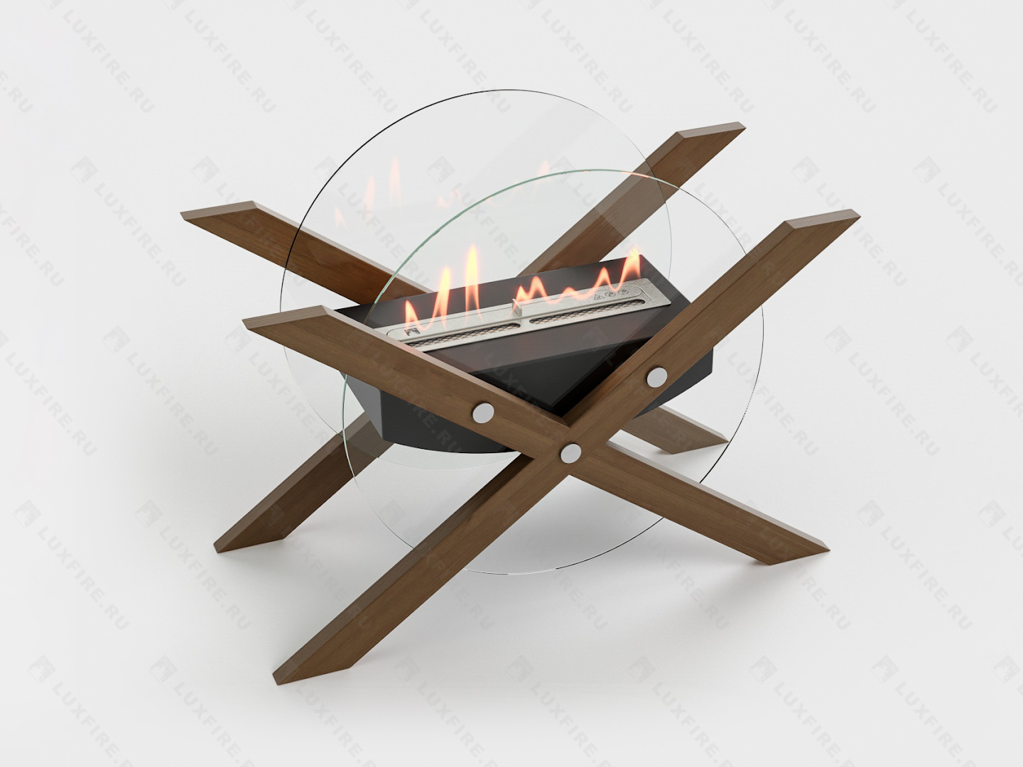 Напольный биокамин Lux Fire "Робинзон"