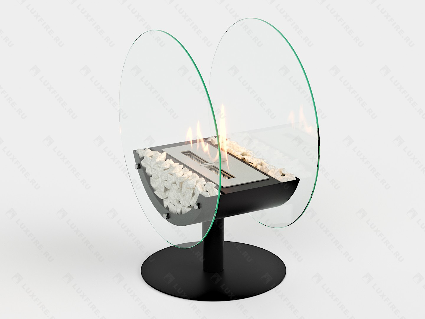 Напольный биокамин Lux Fire "Коллина"