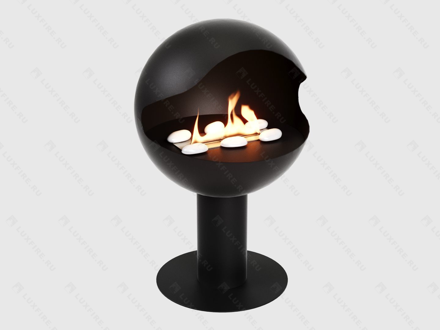 Напольный биокамин Lux Fire "Джон Сильвер"