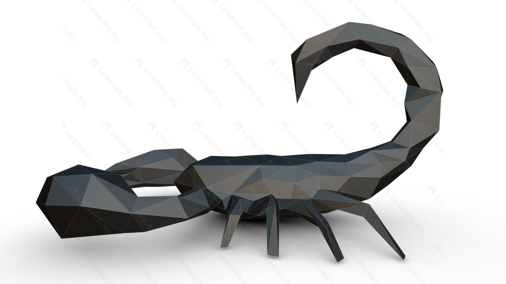 Фигура лежачая "Скорпион", геометрическая, 500х411х1049 мм