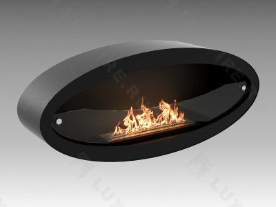 Настенный биокамин Lux Fire "Эллипс" 1200