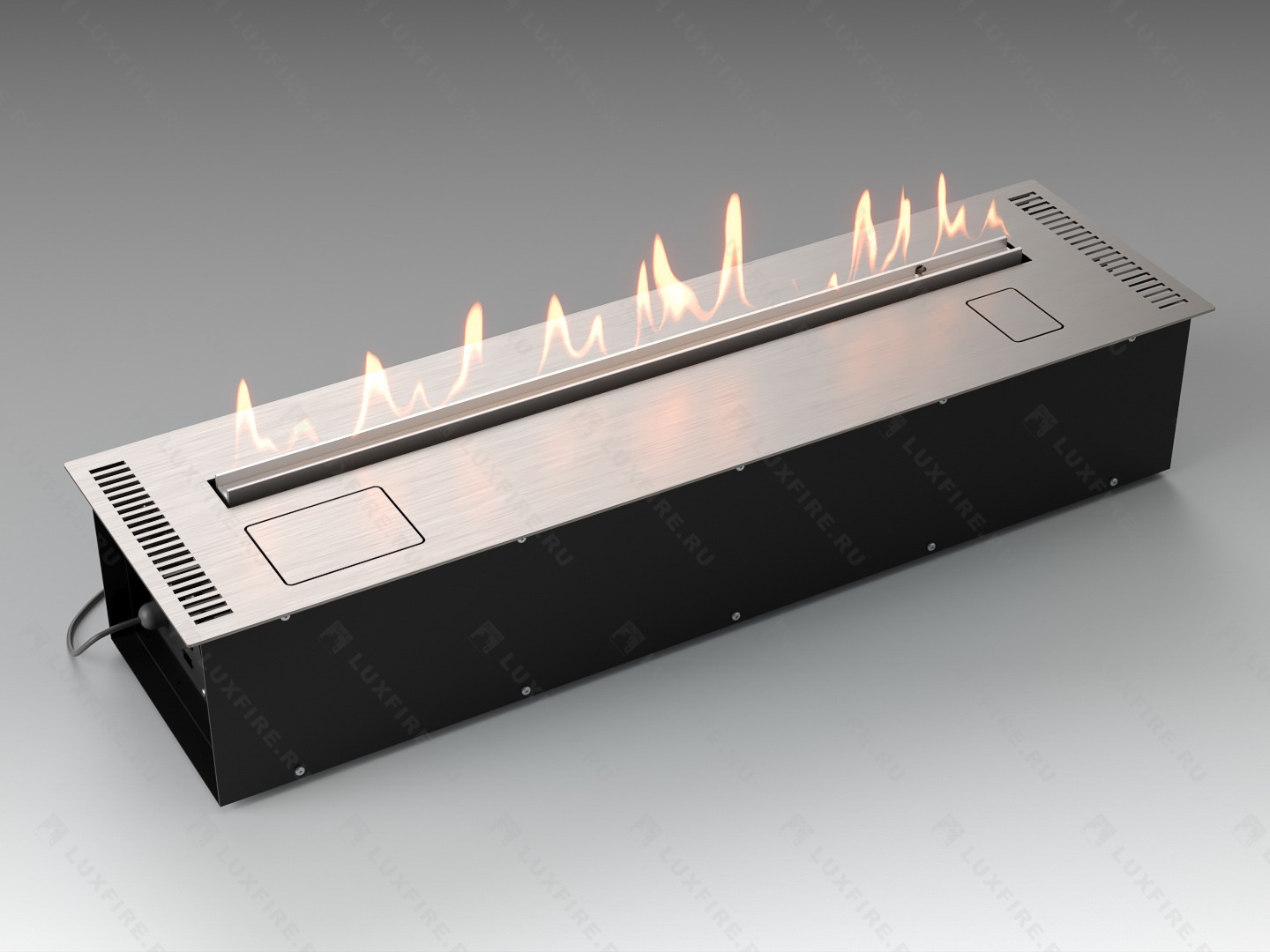 Автоматический биокамин Lux Fire Smart Flame 1000 RC INOX