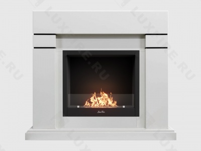 Каминокомплект Lindos - Белый (Высота 915 мм) с с биокамином Lux Fire "Фаер Бокс 1-26" Каминокомплект Lindos - Белый (Высота 915 мм) с с биокамином Lux Fire "Фаер Бокс 1-26"