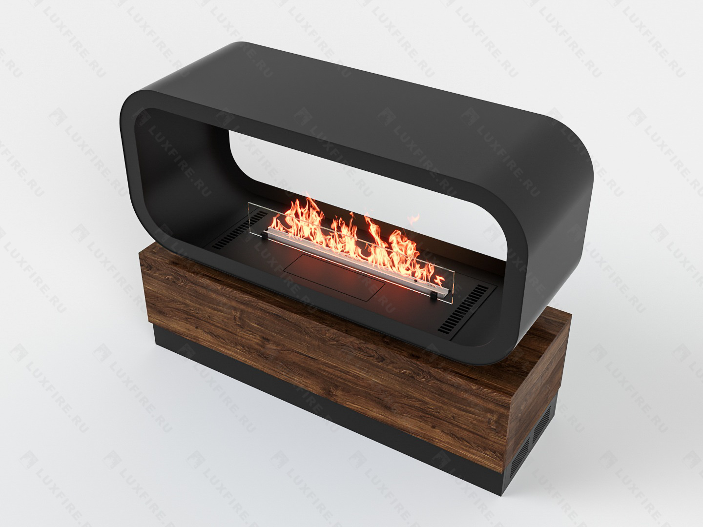 Тумба сквозная Империал-1200 с автоматическим биокамином Lux Fire Genius-I 800 Тумба сквозная Империал-1200 с автоматическим биокамином Lux Fire Genius-I 800