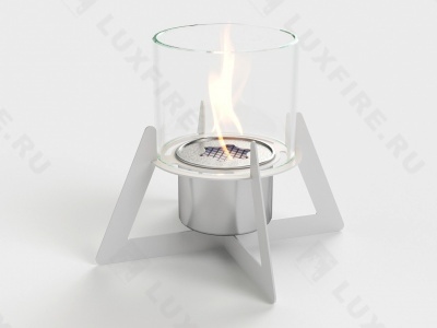 Настольный биокамин Lux Fire "Альфа" (белый)