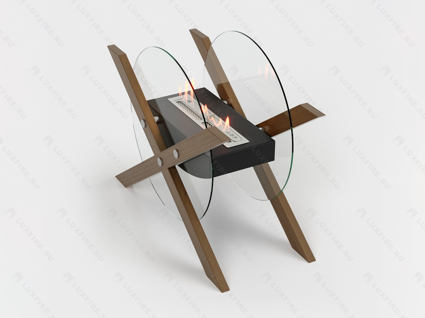Напольный биокамин Lux Fire "Робинзон"