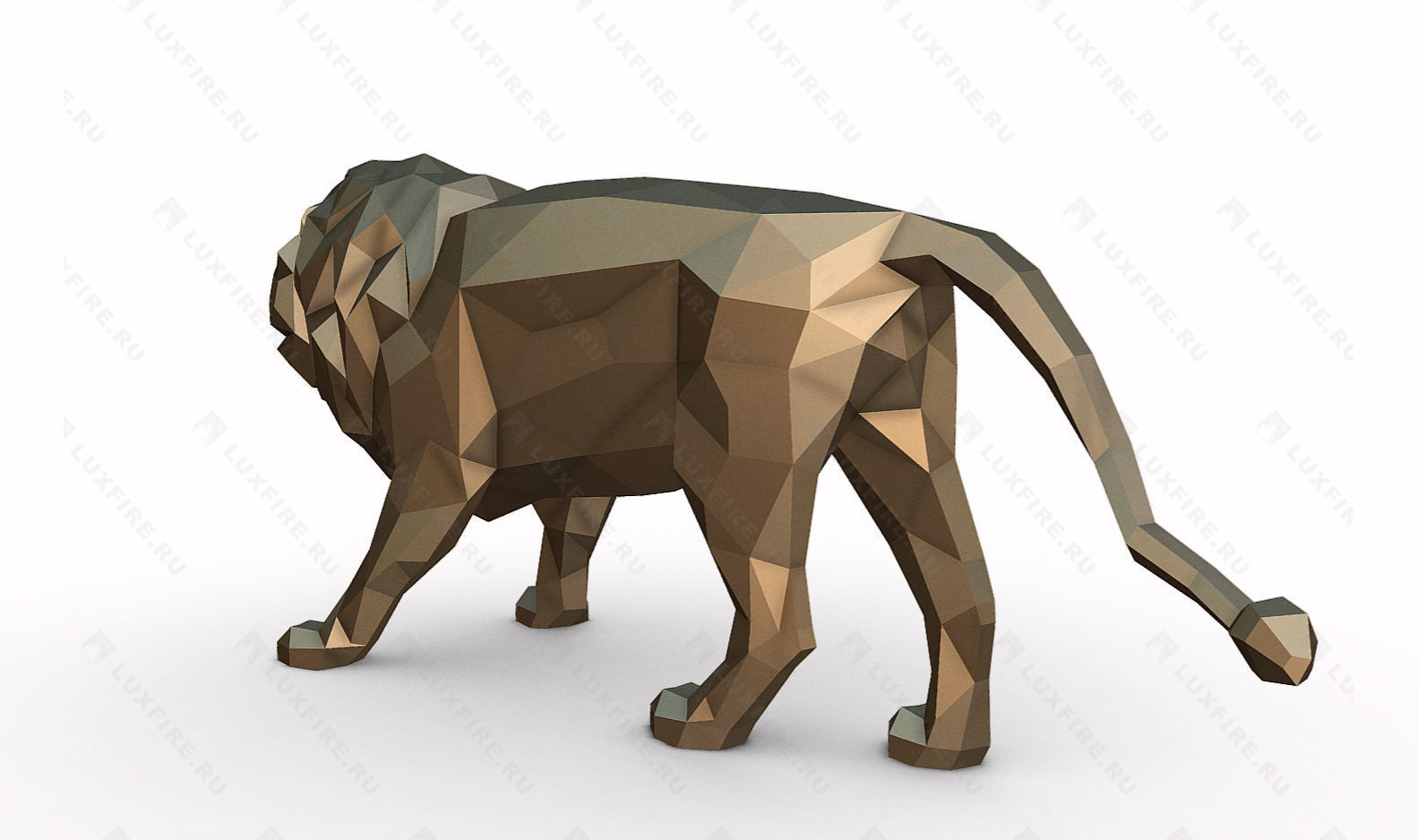 Фигура ростовая "Лев", геометрическая, 1550х680х1950 мм
