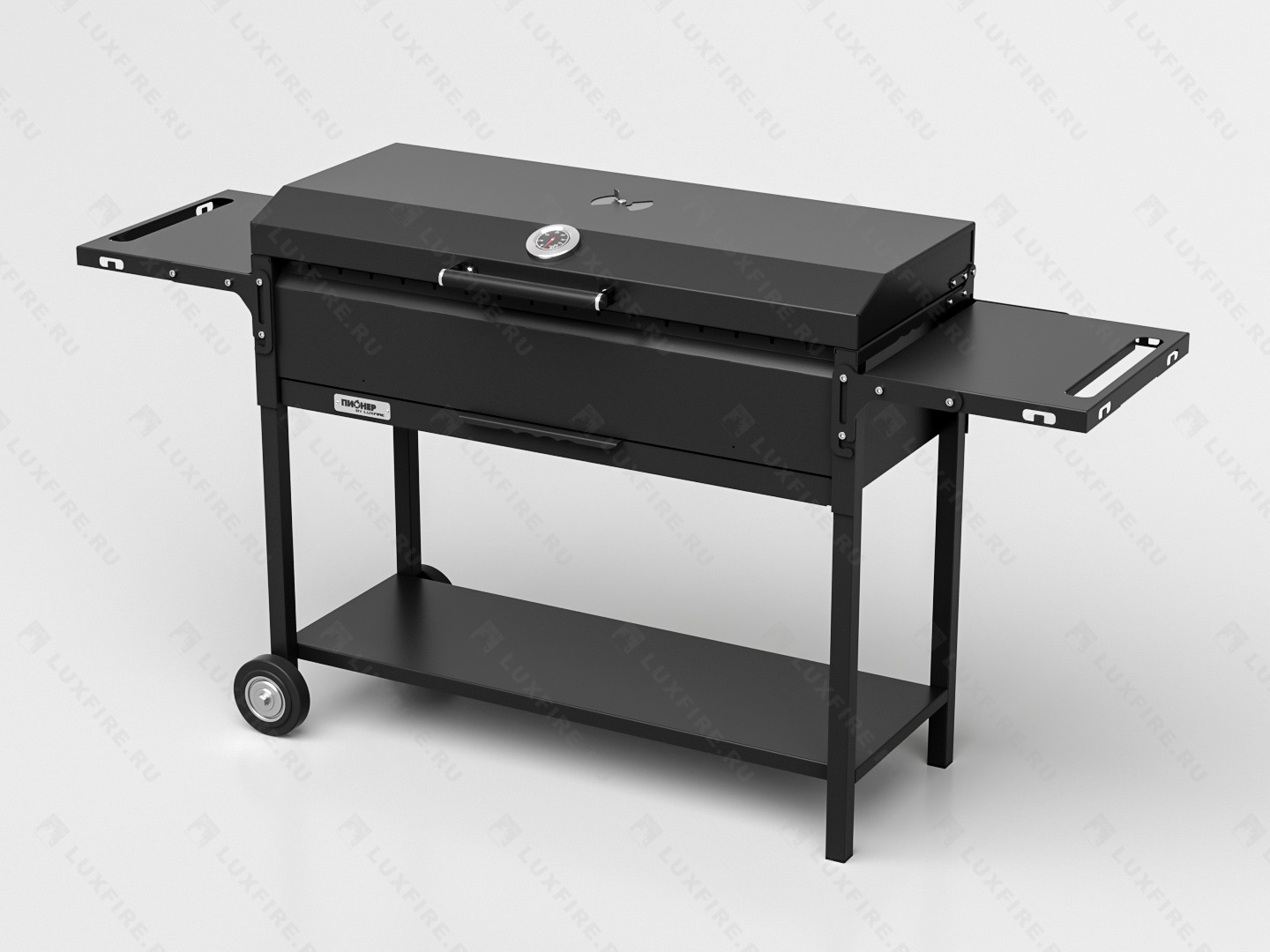 Гриль Пионер Драйв 900BBQ, 3 мм, на колесах (by Lux Fire)