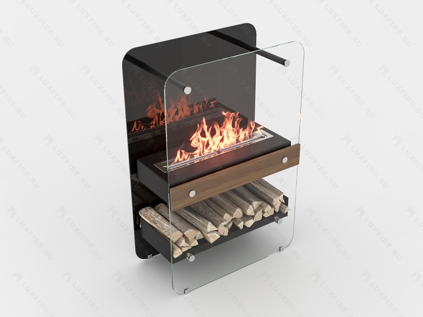 Напольный биокамин Lux Fire "Пятница W"