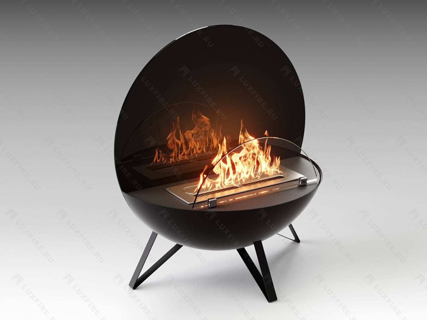 Напольный биокамин Lux Fire "Мармелад" Напольный биокамин Lux Fire "Мармелад"